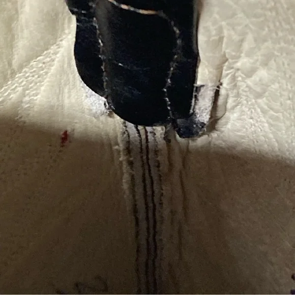 Ralph Lauren Lucchese Red Black leather Cowboy Western Boots vintage inlay 7 - Picture 13 of 16